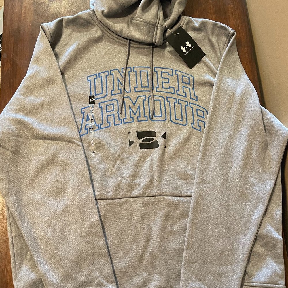 Under Armour Grey Mens Hoodie Size L